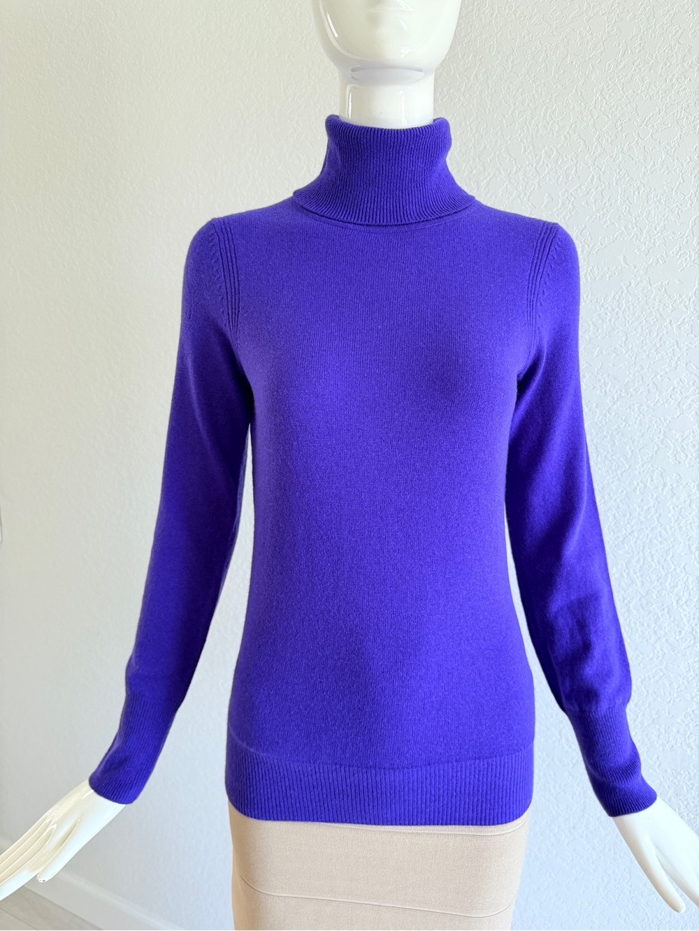 J. Crew Purple Turtleneck Sweater